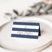 Nautische Marine Anker Wedding Place Cards Plaatskaartje