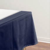 Nautische Marine Blauw Anker Kustkust Monogrammed  Tafelkleed (Voorbeeld)