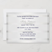 Nautische marine blauw anker zilver bij BG H verja Kaart (Achterkant)