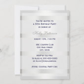 Nautische Marine Blauw Anker Zilver WT BG V Verjaa Kaart (Achterkant)