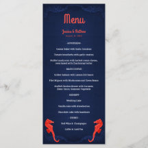 Nautische Marine Blauwe Koraal Zeepaardjes Strandb