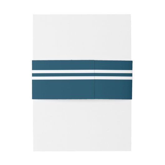 Nautische Marine bruiloft uitnodiging buik band Uitnodigingen Wikkel (Achterkant Voorbeeld)