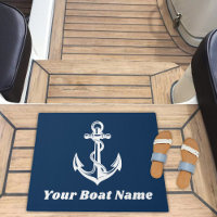 Nautische Marineanker Bootsnaam