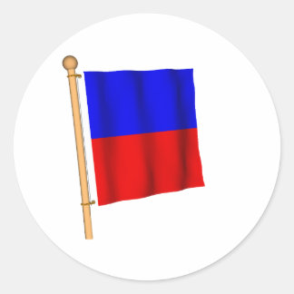 Nautische markering "E" Ronde Sticker