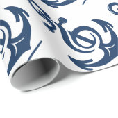 Nautische melodie anker cadeaupapier (Rol Hoek)