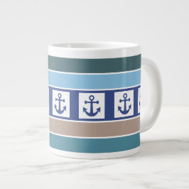 Nautische mokken voor anker en strips