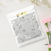 nautische monotone antiek piratenkaart bedankzakje (Gezegeld)