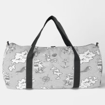 nautische monotone antiek piratenkaart