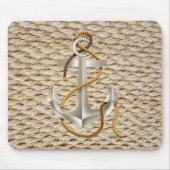 Nautische Muismat van de helling en de Anker (Voorkant)