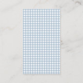 Nautische Oceaan Baby jongen douche Luier loterijk Informatiekaartje (Achterkant)