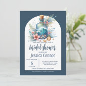 Nautische Oceaan Boho Bruids Douche Uitnodiging (Staand voorkant)