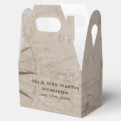 Nautische oceaan jacht bruiloft bedankdoosjes (Geopend)