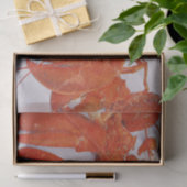 Nautische Oceaan Rode Textuur Kreeft Tissuepapier (Geschenk)