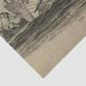 Nautische Octopus Boot Ephemera Decoupage Schip Tissuepapier (Detail)