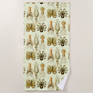  Nautische octopus door Ernst Haeckel Strandlaken