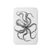  nautische octopus kraken steampunk badmat (Voorkant Verticaal)
