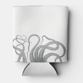 Nautische octopus tentakels kraken  steampun blikjeskoeler (Voorkant)