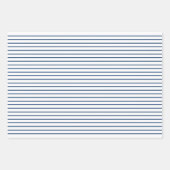 Nautische Oester Shell Monogram met Naam Datum Inpakpapier Vel (Voorkant 2)