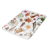 Nautische onderwater zeedieren illustratiepatroon badmat (Gekanteld)