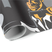 Nautische onderzeebootkapitein met periscoop cadeaupapier (Rol Hoek)