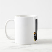 Nautische onderzeebootkapitein met periscoop koffiemok (Links)