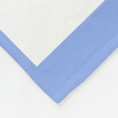 "nautische ontsnapping" gepersonaliseerde bootnaam fleece deken (Hoek)