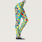 NAUTISCHE ONTWERPER COLLAGE LEGGINGS (Rechts)