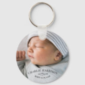Nautische pasgeboren Baby Sleutelhanger (Voorkant)