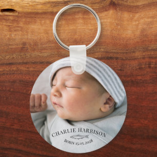 Nautische pasgeboren Baby Sleutelhanger