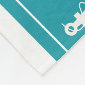 Nautische Patroon Boot Elementen Fleece Deken (Hoek)