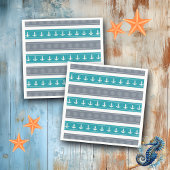 Nautische Patroon Boot Elementen Servet