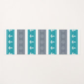 Nautische Patroon Boot Elementen Yogamat (Voorkant (horizontaal))