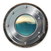 Nautische porthole keramische knobbels knop (Voorkant)