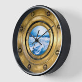 Nautische porthole klok (Hoek)