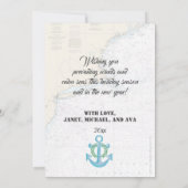 Nautische Prettige Feestdagen uit New Hampshire Feestdagenkaart (Achterkant)