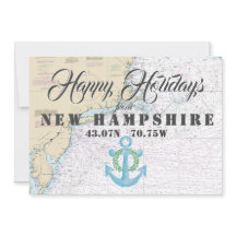 Nautische Prettige Feestdagen vanuit New Hampshire