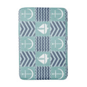 Nautische quilt badmat (Voorkant Verticaal)