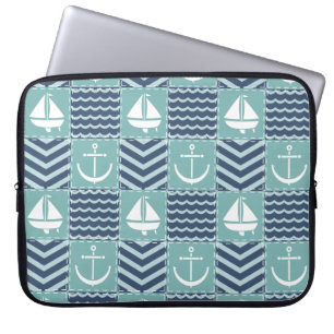 Nautische quilt laptophoes laptop sleeve