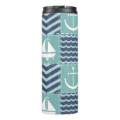 Nautische Quilt Thermosbeker (Achterkant)