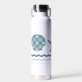 Nautische quilt waterfles (Voorkant)