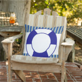 Nautische reddingsboei buitenkussen (Stoel)