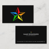 nautische regenboogster visitekaartje (Voorkant / Achterkant)