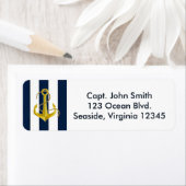 NAUTISCHE RETOURADRESLABELS () ETIKET (Insitu)