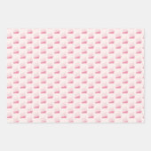 Nautische Roze en Witte Schip Zeilboot Inpakpapier Vel (Voorkant 3)