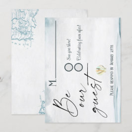 Nautische RSVP Kaart