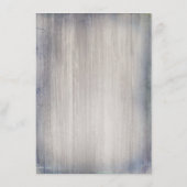 Nautische rustieke bruiloft informatie gast informatiekaartje (Achterkant)