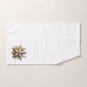 Nautische Rustieke Ster Bad Handdoek (Handdoek)