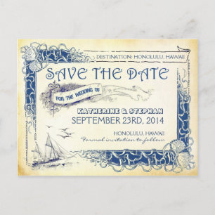 nautische save the date BRIEFKAARTEN