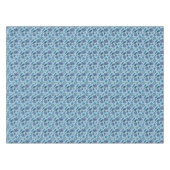 Nautische schaduwen van blauw patroon tafelkleed (Voorkant (Horizontaal))