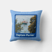 Nautische Schattigee Hondencadeaus voor booteigena Kussen (Achterkant)